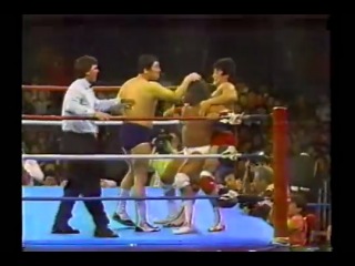 [wrestling museum] jimmy snuka tito santana vs kenta kobashi masanobu fuchi